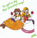 Alira_s zelda and malon.gif
