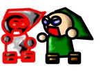 Cute link and dark link.JPG